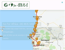 Tablet Screenshot of goforafrica.nl